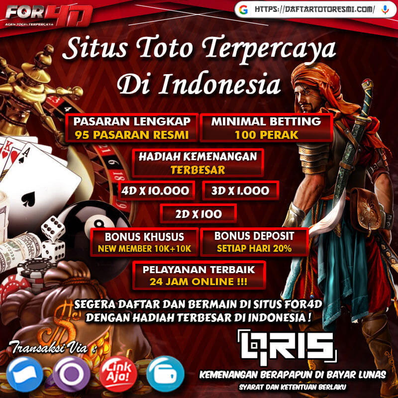 FOR4D Situs Toto Togel 4D Terbaik Dan Terpercaya Di Indonesia