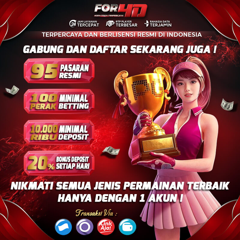 Link FOR4D Bandar Togel Terpercaya Hadiah Togel 4D 10 Juta