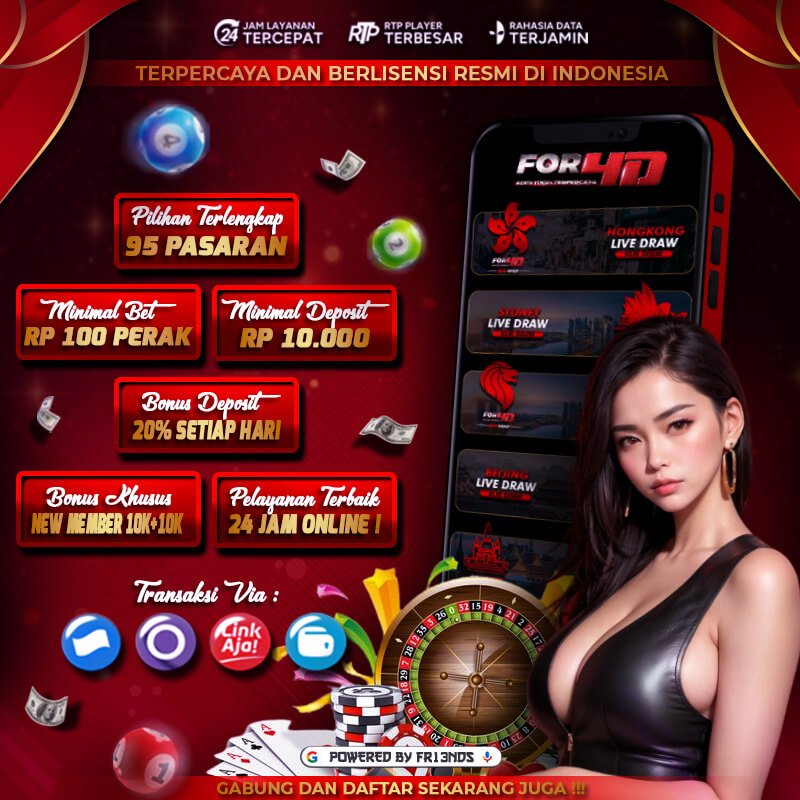 FOR4D Bo Togel Terpercaya Dan Terbesar di Indonesia Saat Ini