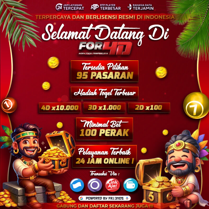 FOR4D Bo Togel Terlengkap dan Terpercaya Bonus Terbesar