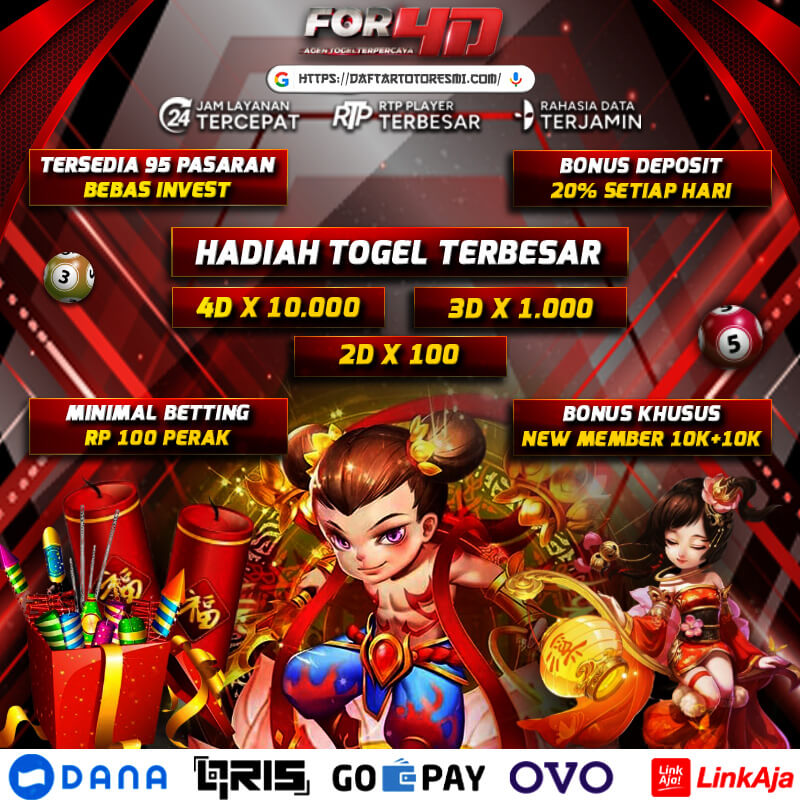 FOR4D 5 Daftar Bo Togel Terpercaya Hadiah Terbesar Dibayar Full