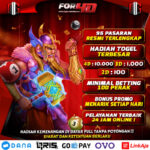 FOR4D Login Agen Togel Terpercaya Hadiah Terbesar Di Indonesia